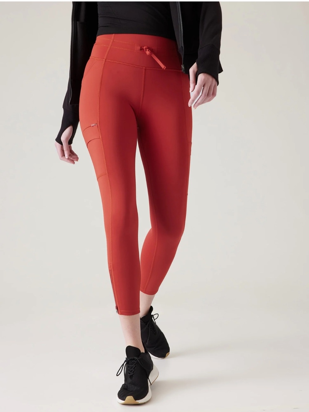🆕 Athleta Rainier Unbrushed Cargo 7/8 Tight - L